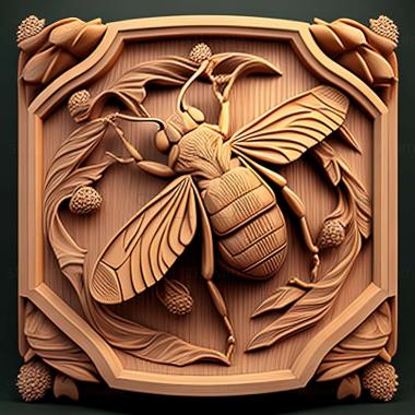 3D модель Bactrocera dorsalis (STL)